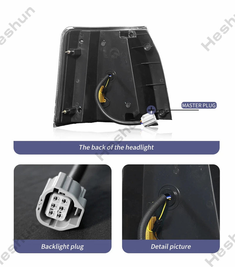 Feux Arrière LED Land Rover Range Rover Sport L320 (2005-2013) - packshot studio - Becquet Voiture