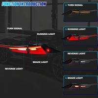Feux Arrière LED Lexus IS 2014-2020 Clignotants Séquentiels - vue de profil - Becquet Voiture
