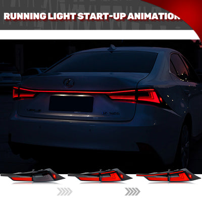 Feux Arriere LED Lexus IS 2014-2020 - vue arrière - Becquet Voiture