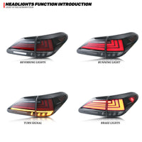 Lexus RX 2010-2015 LED Taillights - side view - Becquet Voiture