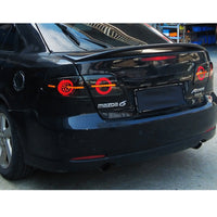 Feux Arrière LED Mazda 6 Berline 2003-2008 - installé sur véhicule - Becquet Voiture