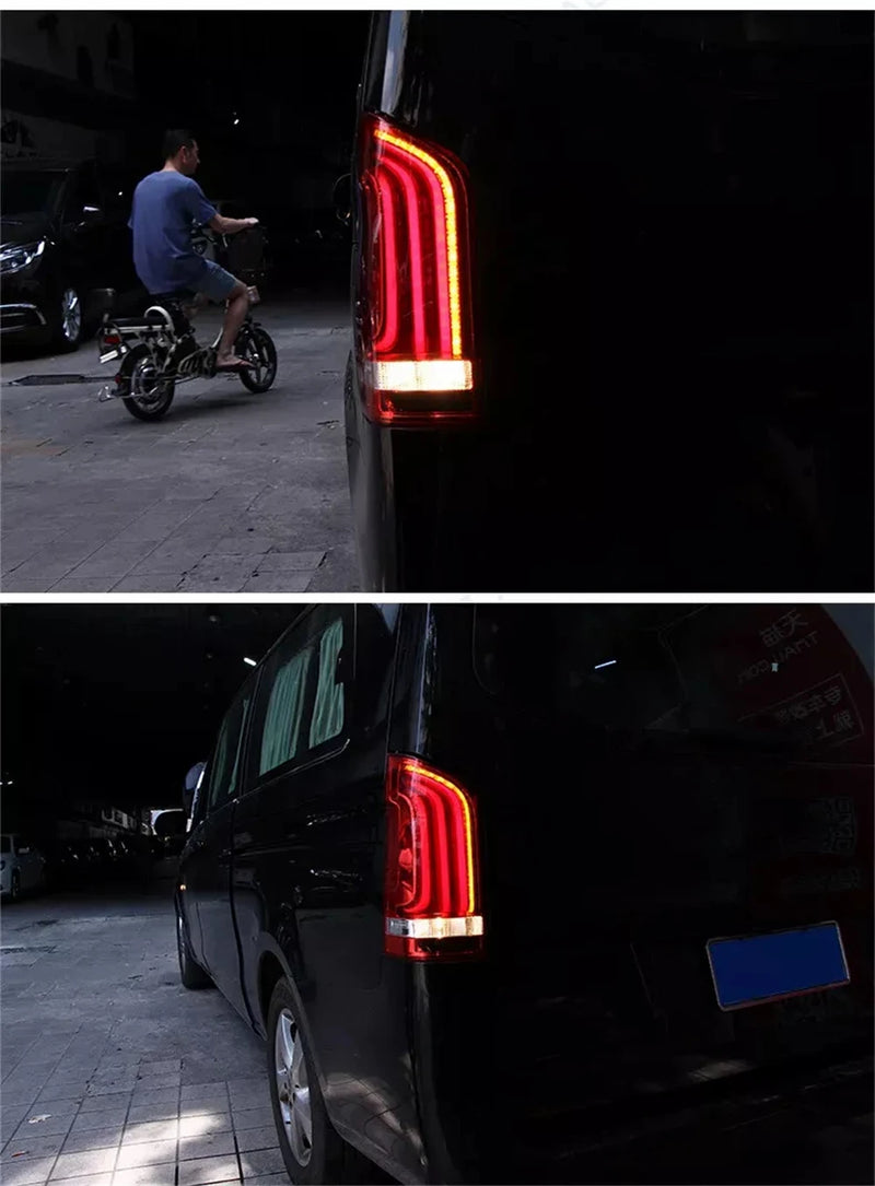 Feux Arrière LED Mercedes Benz W447 Viano Metris 2016-2022 - vue arrière - Becquet Voiture