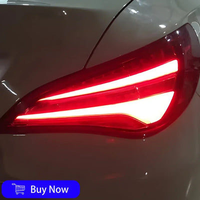 Feux Arrière LED Mercedes CLA W117 C117 2014-2019 - vue de trois-quarts - Becquet Voiture