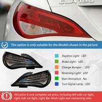 Feux Arrière LED Mercedes CLA W117 C117 Haute Configuration 2014-2019 - détail du montage - Becquet Voiture