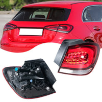 Feux Arrière LED Mercedes Classe A W176 W177 2018-2022 - vue de face - Becquet Voiture