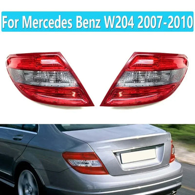 Feux Arrière LED Mercedes Classe C W204 C180 C200 2007-2010 - vue de face - Becquet Voiture