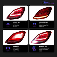 Feux Arrière LED Mercedes Classe C W205 2014-2021 Style Sportif - vue arrière - Becquet Voiture