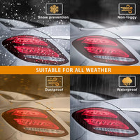 Feux Arrière LED Mercedes Classe C W205 2015-2018 Paire - packshot studio - Becquet Voiture