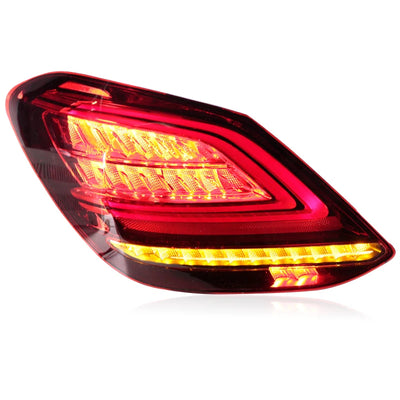 Feux Arrière LED Mercedes Classe C W205 2015-2020 Dynamique - vue arrière - Becquet Voiture