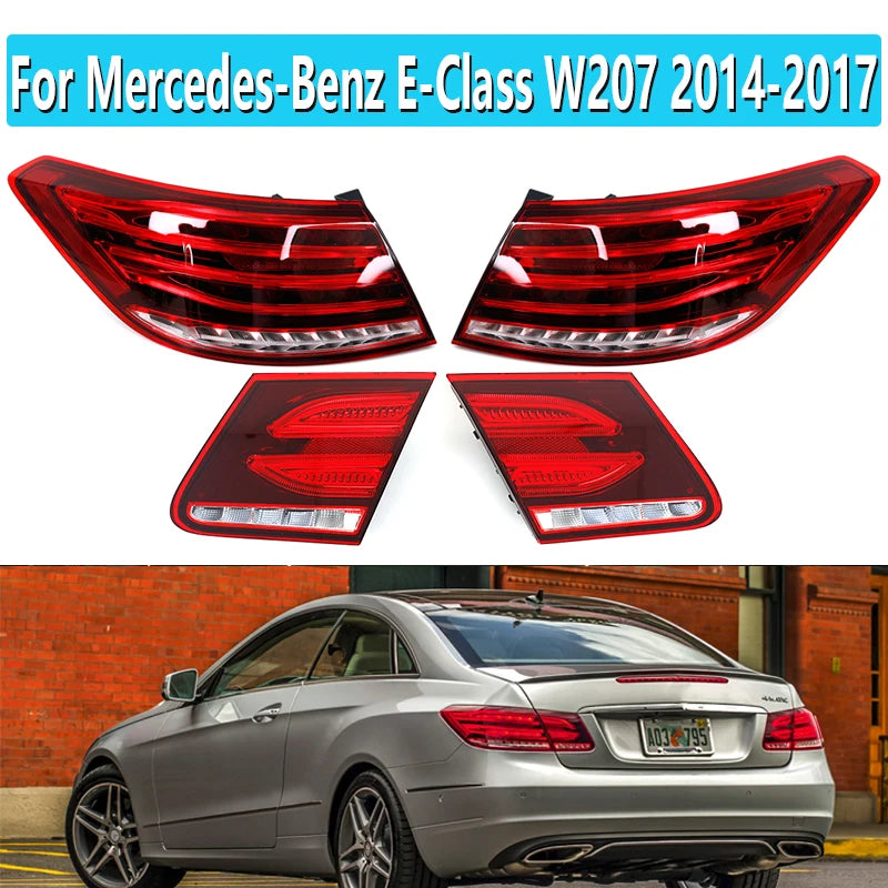 Feux Arrière LED Mercedes Classe E W207 Coupé 2014-2017 - vue de face - Becquet Voiture
