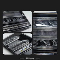 Feux Arrière LED Mercedes Classe E W212 4 Pièces 2009-2012 - installé sur véhicule - Becquet Voiture
