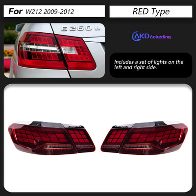 Feux Arrière LED Mercedes Classe E W212 4 Pièces 2009-2016 - détail du montage - Becquet Voiture