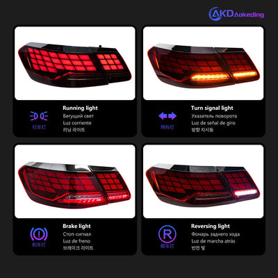 Feux Arrière LED Mercedes Classe E W212 4 Pièces 2009-2016 - vue arrière - Becquet Voiture