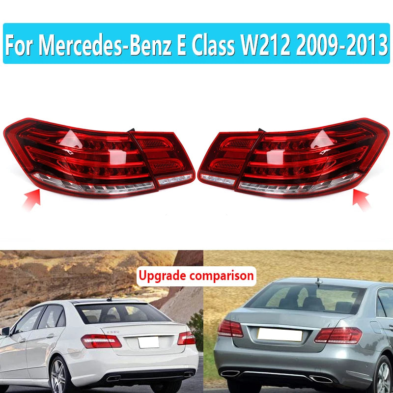 Feux Arrière LED Mercedes Classe E W212 Berline 2009-2013 - vue de face - Becquet Voiture