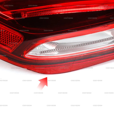 Feux Arrière LED Mercedes Classe E W212 Berline 2009-2013 - vue de trois-quarts - Becquet Voiture