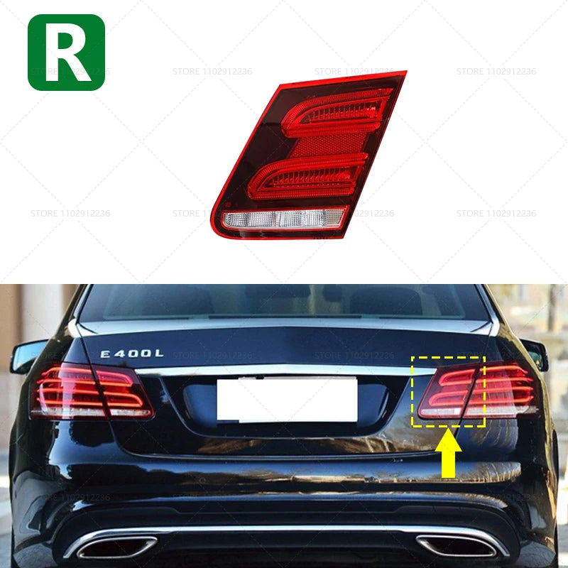 Feux Arrière LED Mercedes Classe E W212 Look Performance - détail du montage - Becquet Voiture