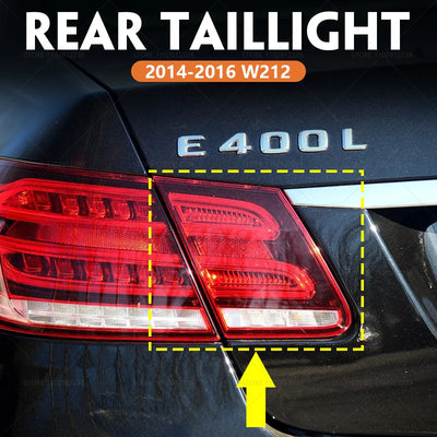 Feux Arrière LED Mercedes Classe E W212 Look Performance - vue de face - Becquet Voiture