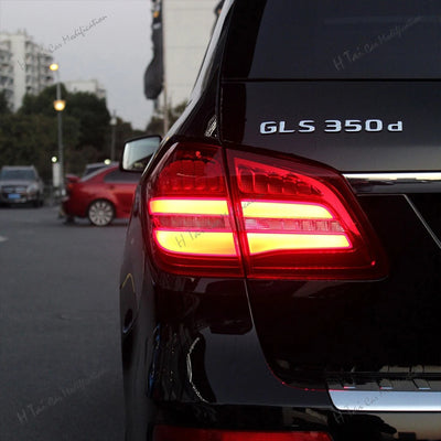 Feux Arrière LED Mercedes GLS X166 GLS450 GLS63 AMG - vue de profil - Becquet Voiture