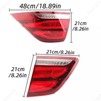 LED Taillights Mercedes ML W166 W164 2012-2015 - fitted on vehicle - Becquet Voiture