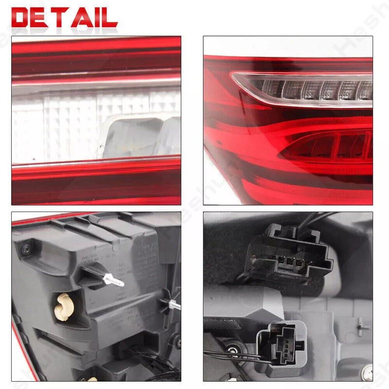 LED Taillights Mercedes ML W166 W164 2012-2015 - studio packshot - Becquet Voiture