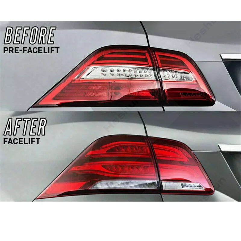 LED Taillights Mercedes ML W166 W164 2012-2015 - rear view - Becquet Voiture