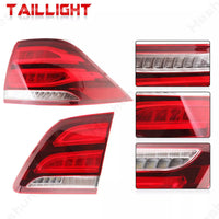 LED Taillights Mercedes ML W166 W164 2012-2015 - three-quarter view - Becquet Voiture