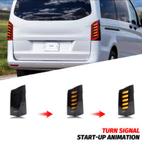 Feux Arrière LED Mercedes Vito Metris W447 Dynamique - vue de trois-quarts - Becquet Voiture