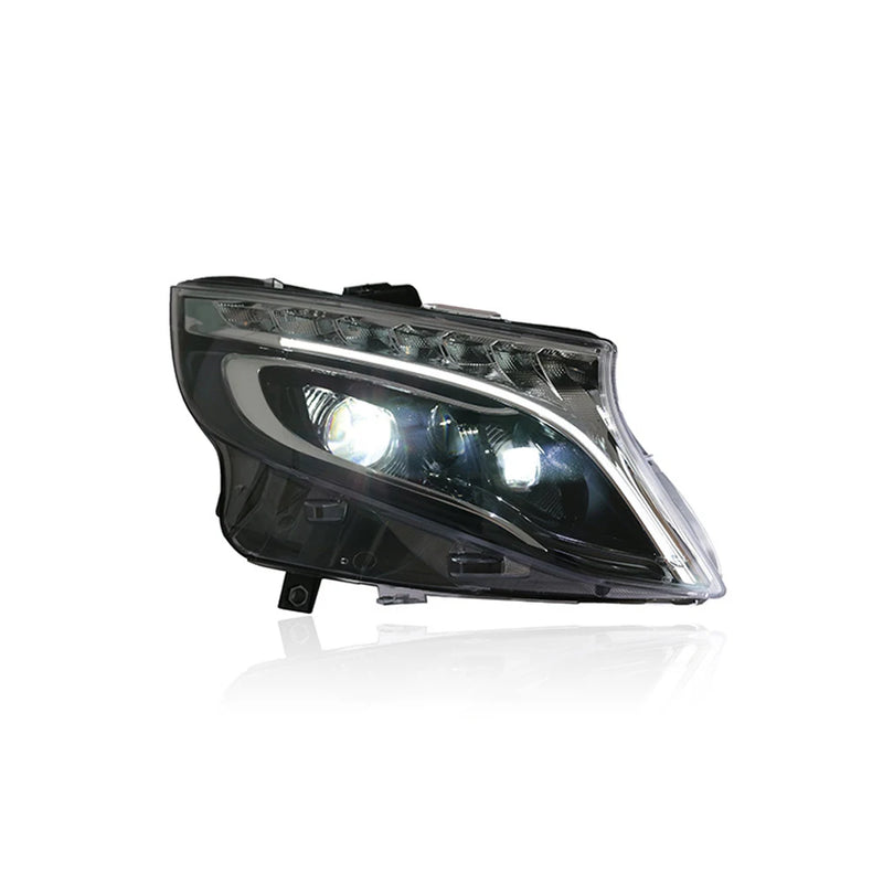 Feux Arrière LED Mercedes Vito W447 2016-2024 - installé sur véhicule - Becquet Voiture