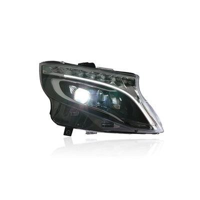 Feux Arrière LED Mercedes Vito W447 2016-2024 - vue de trois-quarts - Becquet Voiture