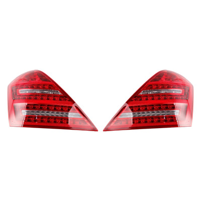 Feux Arrière LED Mercedes W221 Classe S 2007-2013 Paire - vue de trois-quarts - Becquet Voiture