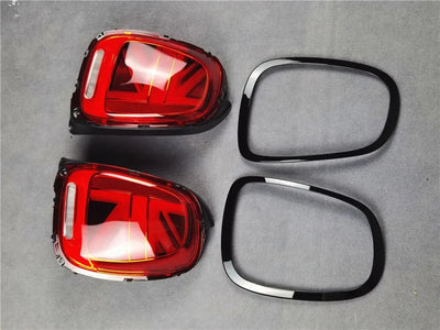 Feux Arrière LED Mini Cooper F55 F56 F57 Union Jack - vue de face - Becquet Voiture
