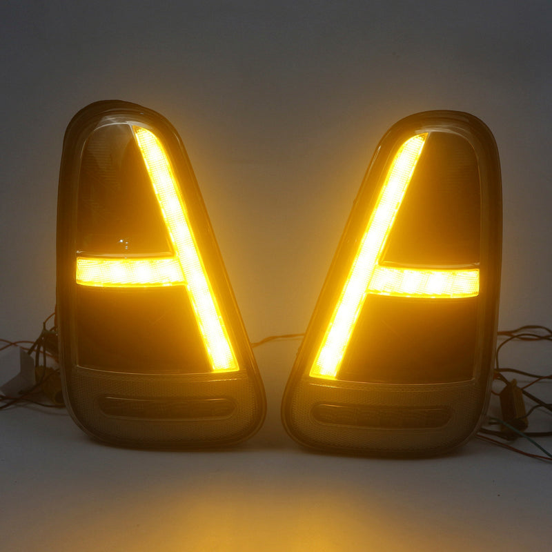 Feux Arrière LED Mini Cooper R50 R52 R53 2001-2006 Clignotants - vue de dessus - Becquet Voiture