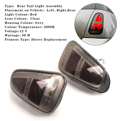 Feux Arrière LED Mini Cooper R50 R52 R53 2001-2006 Clignotants - vue de profil - Becquet Voiture