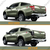 Feux Arrière LED Mitsubishi L200 Triton 2015-2018 Paire - vue arrière - Becquet Voiture