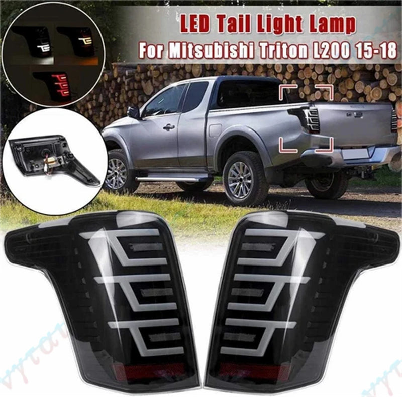 Feux Arrière LED Mitsubishi L200 Triton 2015-2018 Paire - vue de face - Becquet Voiture