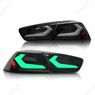 Feux Arrière LED Mitsubishi Lancer EVO X Look Sport - packshot studio - Becquet Voiture