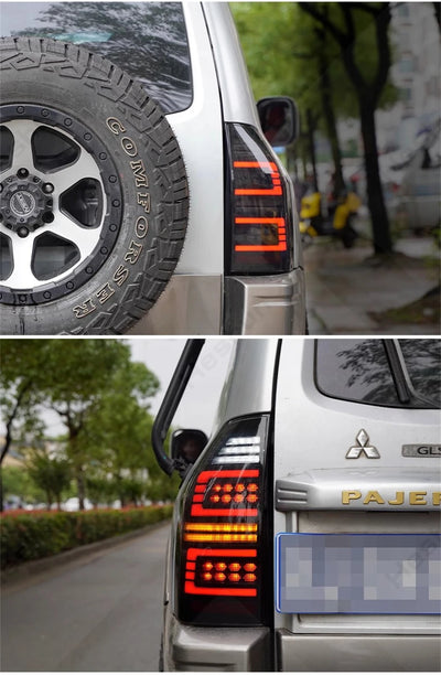 Feux Arrière LED Mitsubishi Pajero V73 V77 V83 - vue de profil - Becquet Voiture