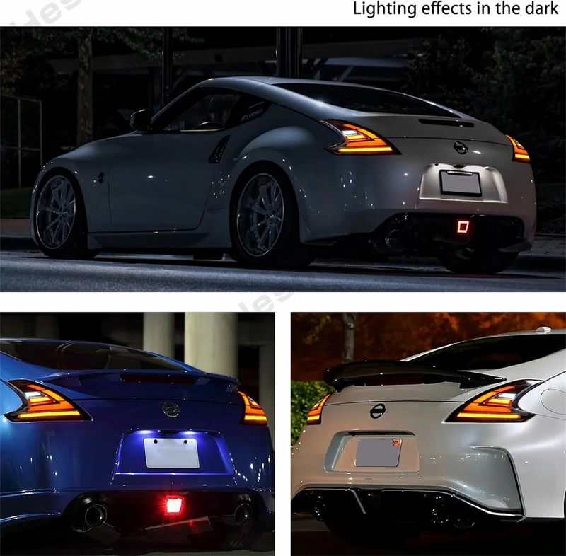 Feux Arrière LED Nissan 370Z Z34 Nismo - vue arrière - Becquet Voiture