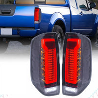 Nissan Navara D40 Frontier LED Taillights - fitting detail - Becquet Voiture