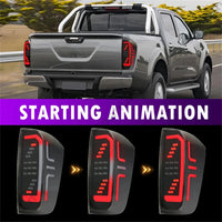 Feux Arrière LED Nissan Navara NP300 D23 Frontier 2015-2021 - installé sur véhicule - Becquet Voiture