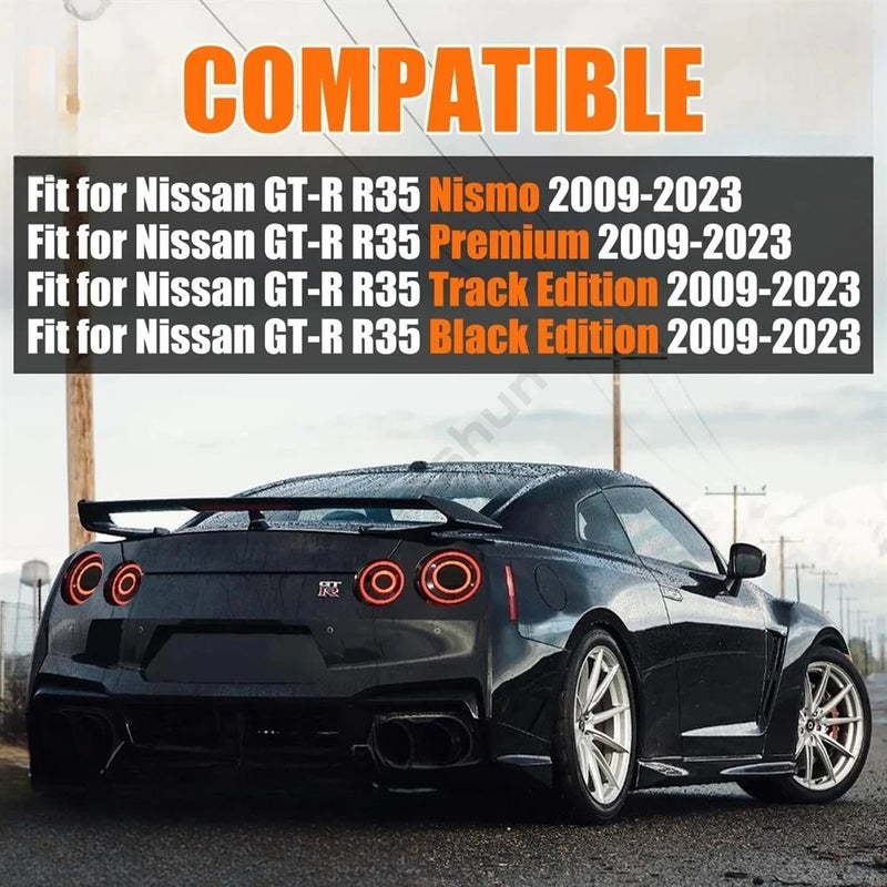 LED-Rückleuchten Paar Nissan GTR R35 Sequentiell - Rückansicht - Becquet Voiture