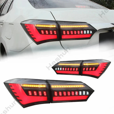 Feux Arriere LED Paire Toyota Corolla Altis Berline - vue de face - Becquet Voiture