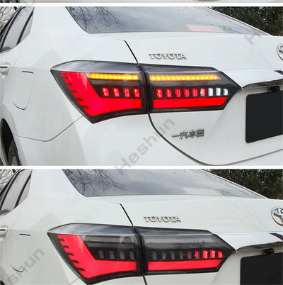 Feux Arriere LED Paire Toyota Corolla Altis Berline - vue de profil - Becquet Voiture