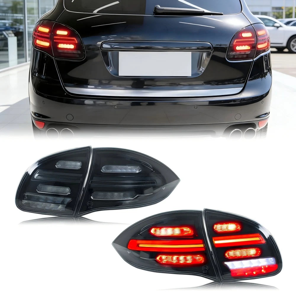 Feux Arrière LED Porsche Cayenne 958 2011-2014 (réf. 2) - vue de face - Becquet Voiture