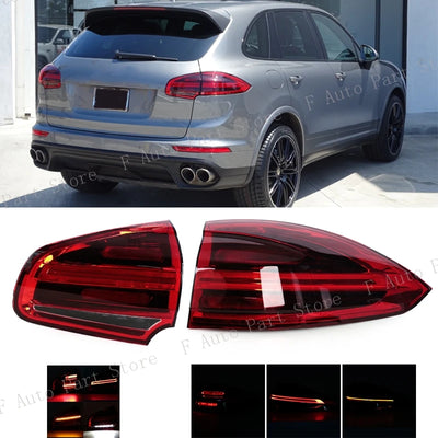 Feux Arrière LED Porsche Cayenne 958 2015-2017 - vue rapprochée - Becquet Voiture