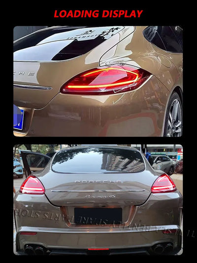 Feux Arrière LED Porsche Panamera 970.1 2010-2012 - vue de trois-quarts - Becquet Voiture