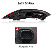 Feux Arrière LED Porsche Panamera 970.1 2010-2013 (réf. 2) - packshot studio - Becquet Voiture