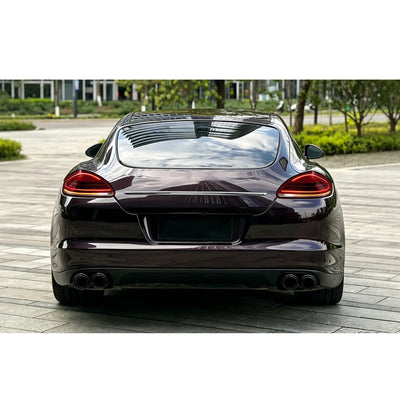 Feux Arrière LED Porsche Panamera 970.1 2010-2013 (réf. 2) - vue arrière - Becquet Voiture