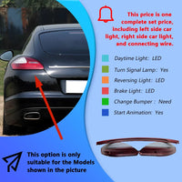 Feux Arrière LED Porsche Panamera 970 2010-2016 (réf. 2) - vue rapprochée - Becquet Voiture