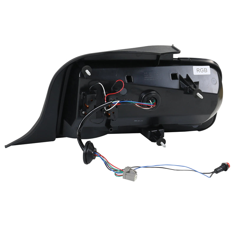 Feux Arrière LED RGB Ford Mustang S197 2005-2009 - installé sur véhicule - Becquet Voiture